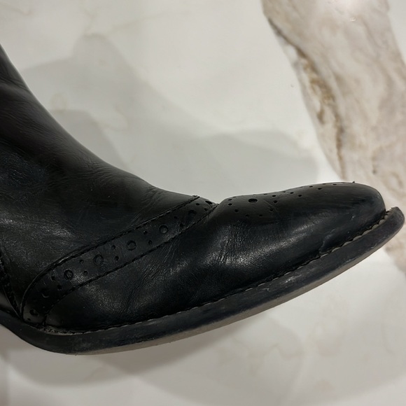 EUC Paul Green black chelsea ankle boots with elastic gusset &toe cap 1.25” heel - Picture 9 of 15